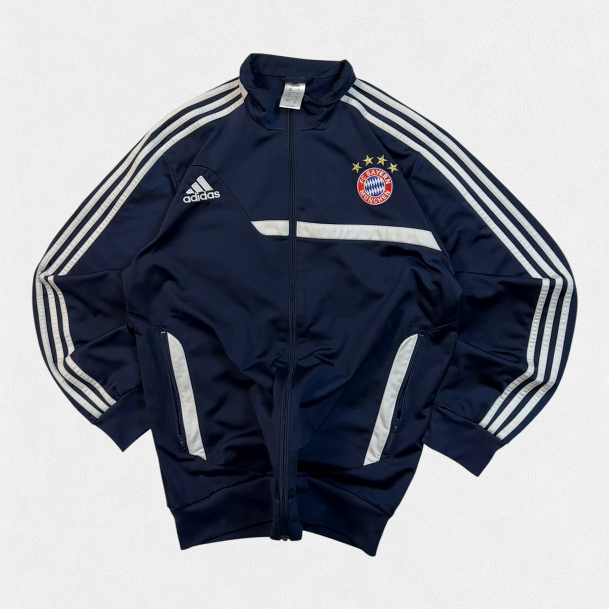 Bayern Munich 2013/14 Adidas football track jacket (L)