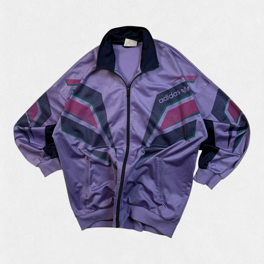 Vintage 90s Adidas originals abstract track jacket (L)