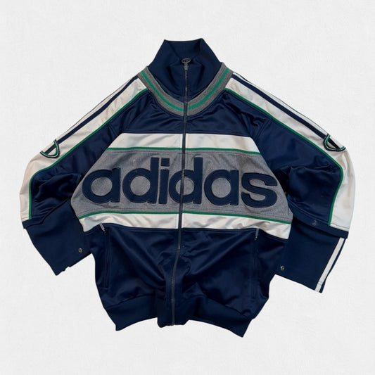 Vintage 90s Adidas originals spell out track top (M)