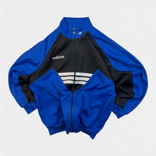 Vintage 90s adidas originals colour block track top (L)