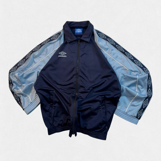 Vintage 90s Umbro side stripe track jacket (XL)