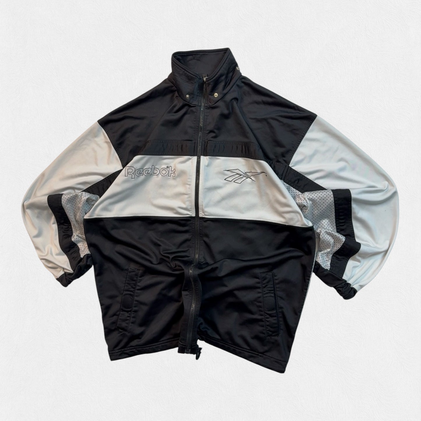 Vintage 90s Reebok colour block track jacket (XL)