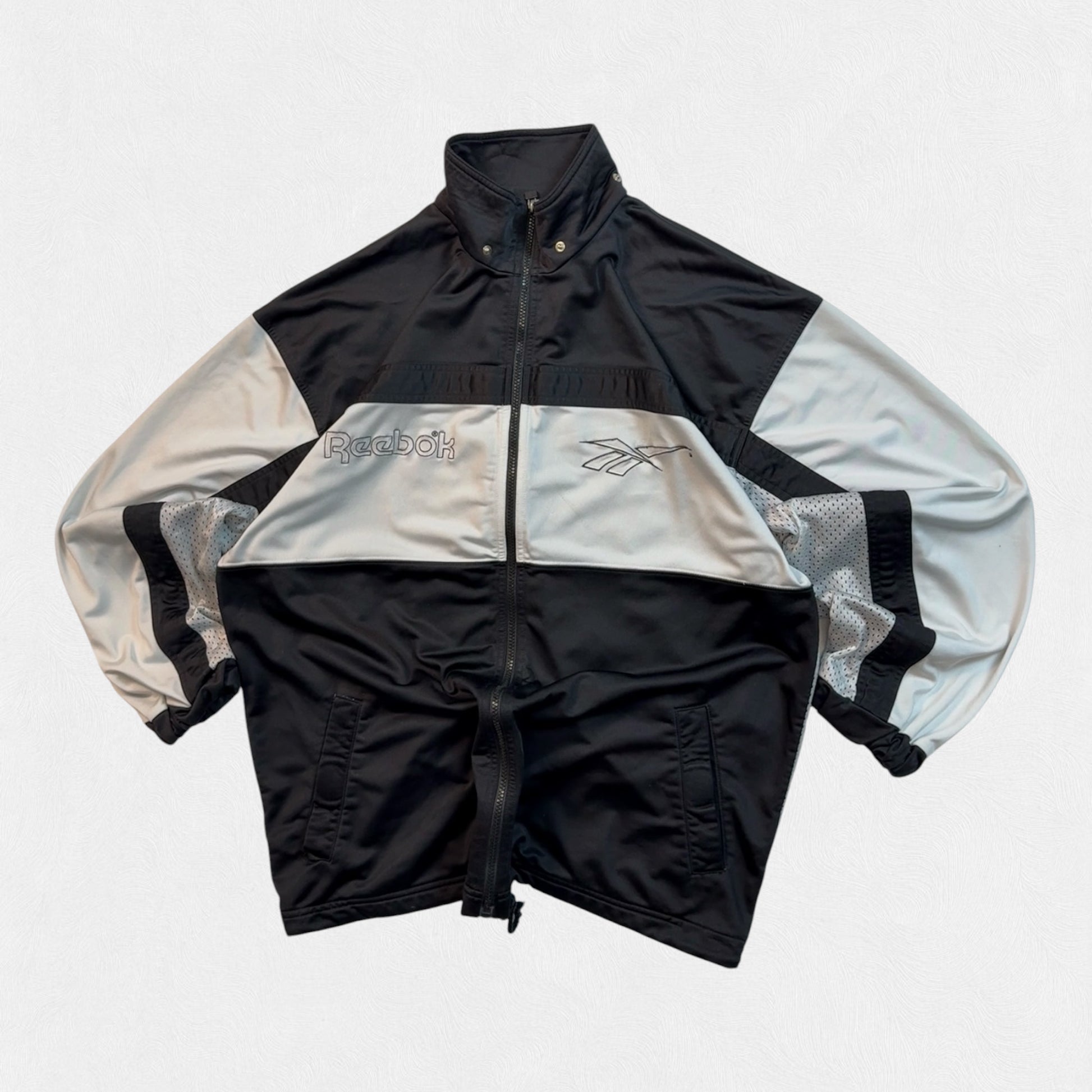 Vintage 90s Reebok colour block track jacket (XL)