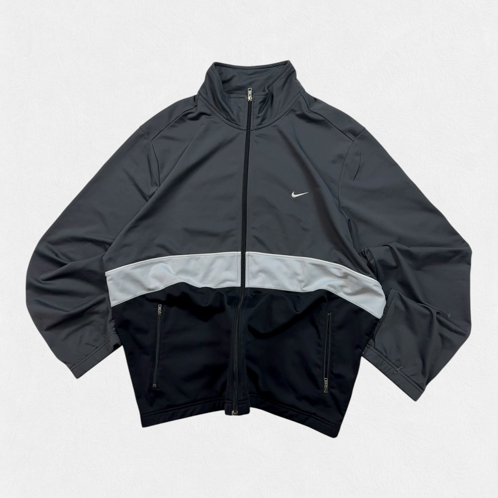 Vintage Nike colour block track jacket (XL)