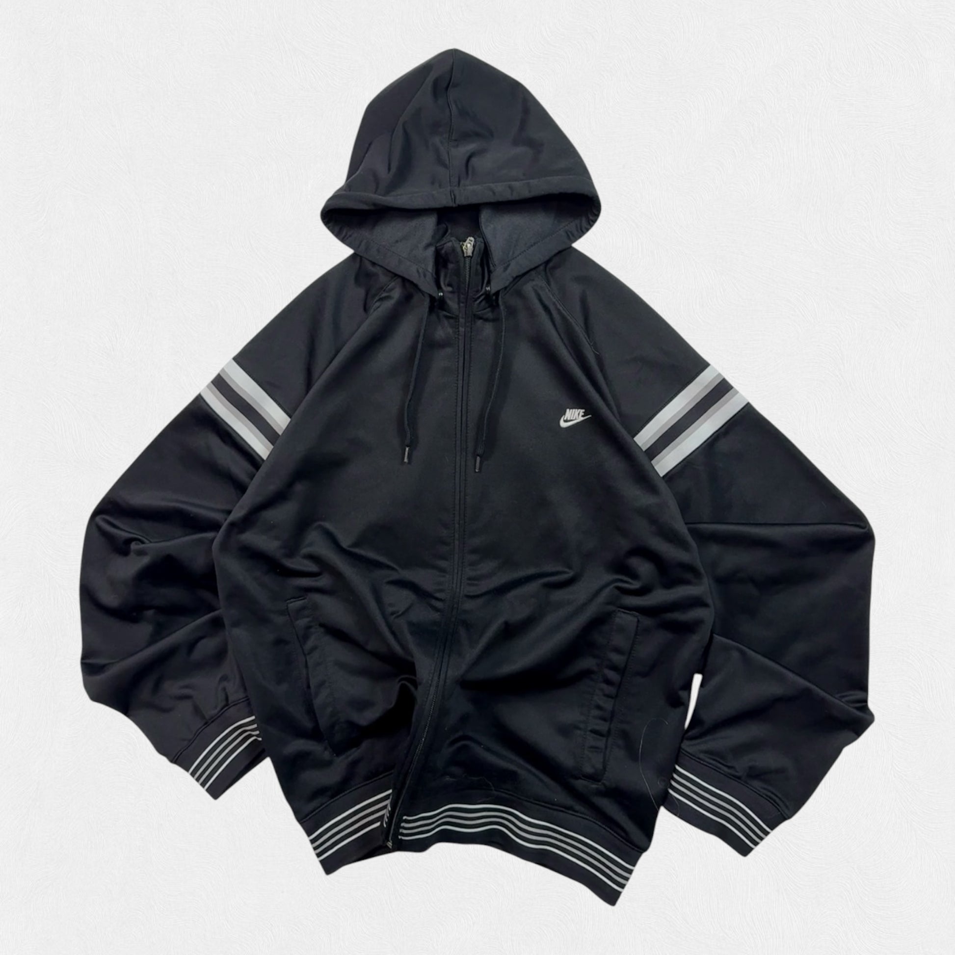 Vintage Nike hooded track jacket (L)