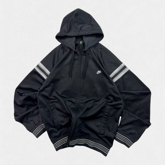 Vintage Nike hooded track jacket (L)