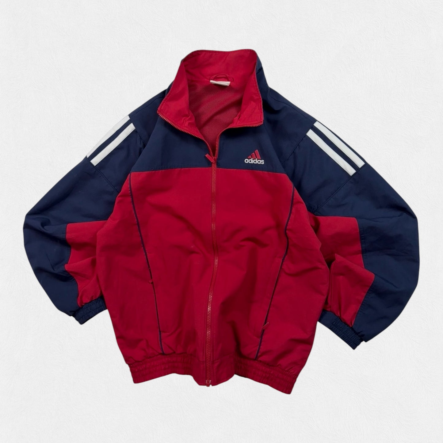 Vintage Adidas colour block track jacket (L)