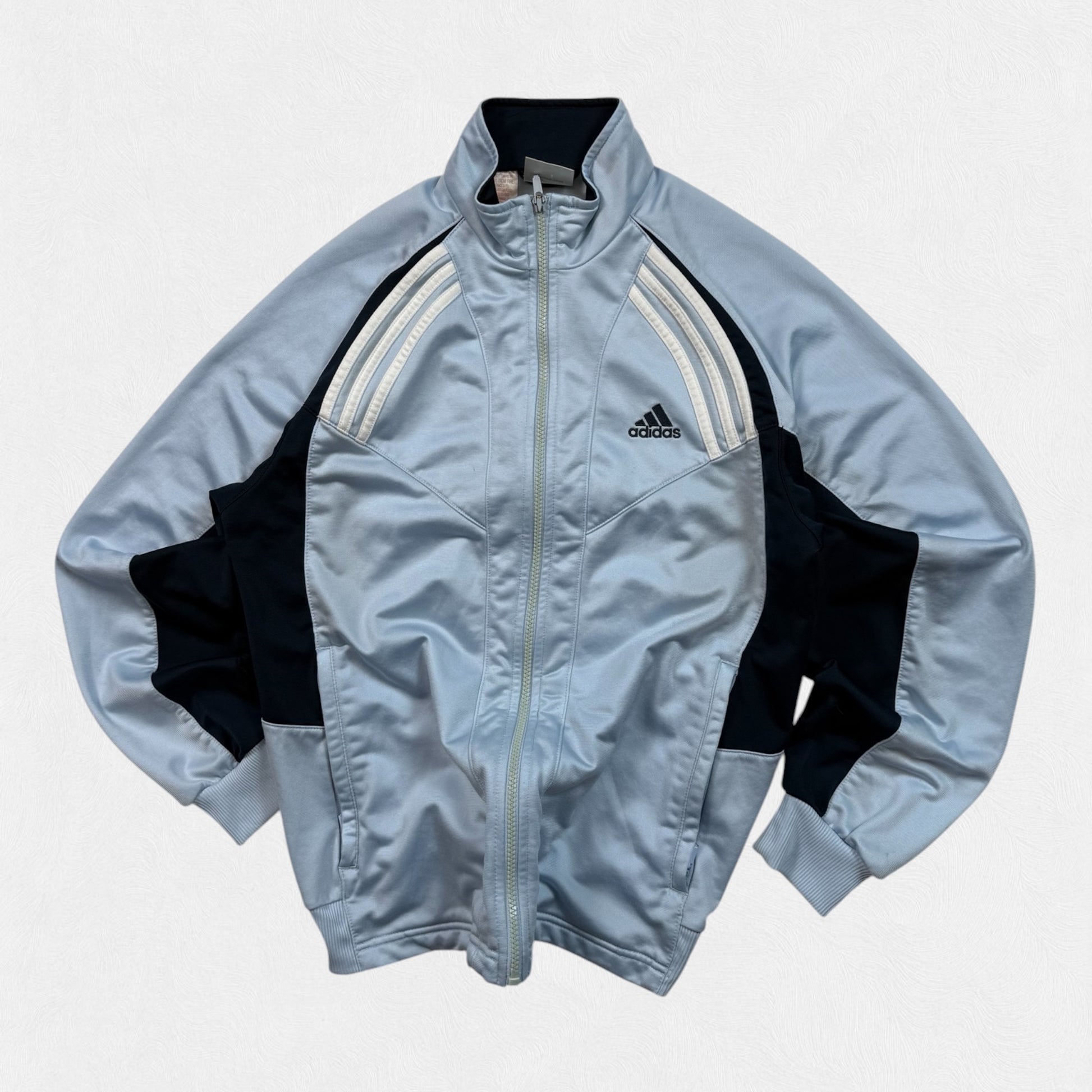 Vintage Adidas small logo track jacket (S)