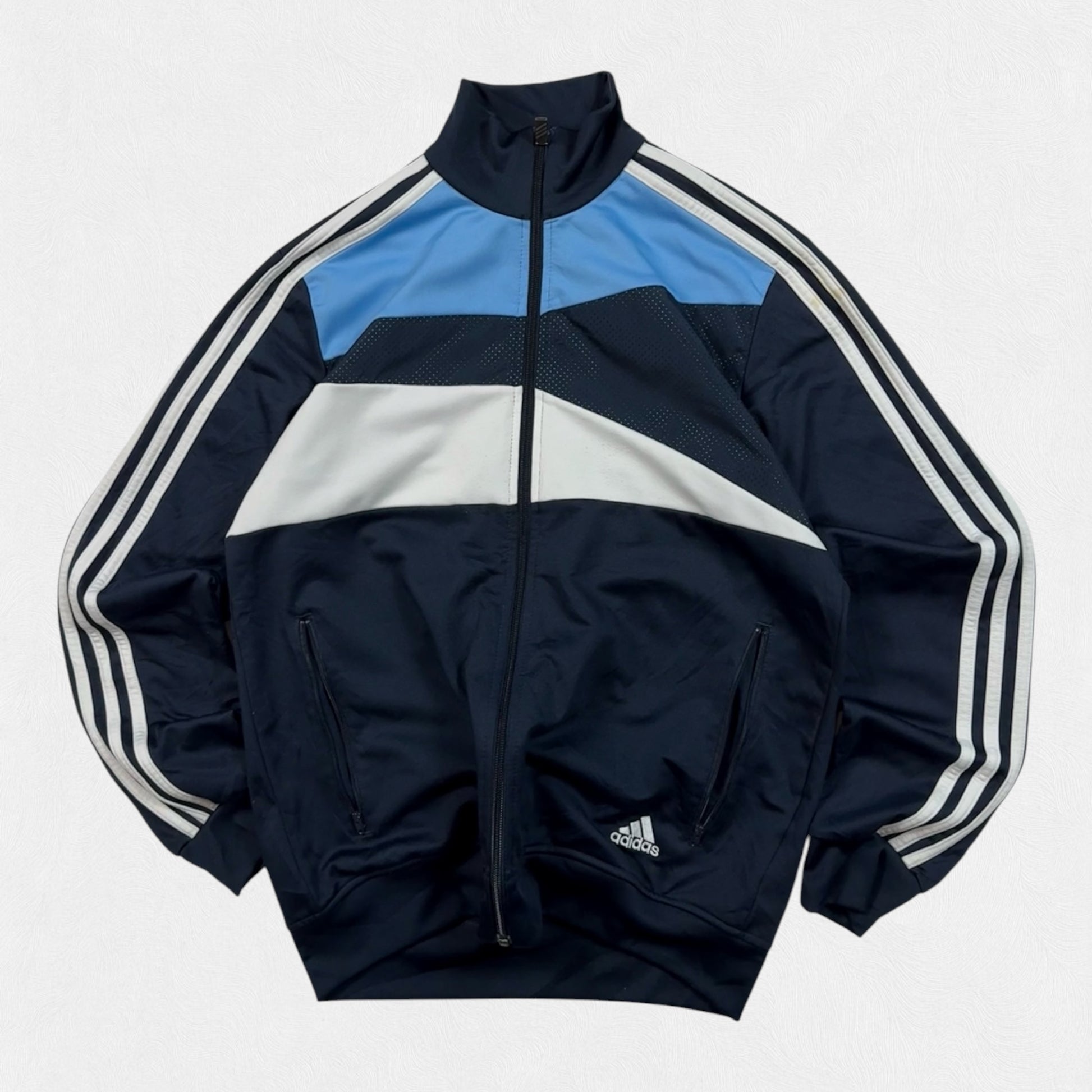 Vintage Adidas colour block track top (S)