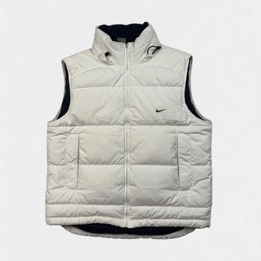 Vintage Y2K Nike mini swoosh vest gilet puffer jacket (XL)