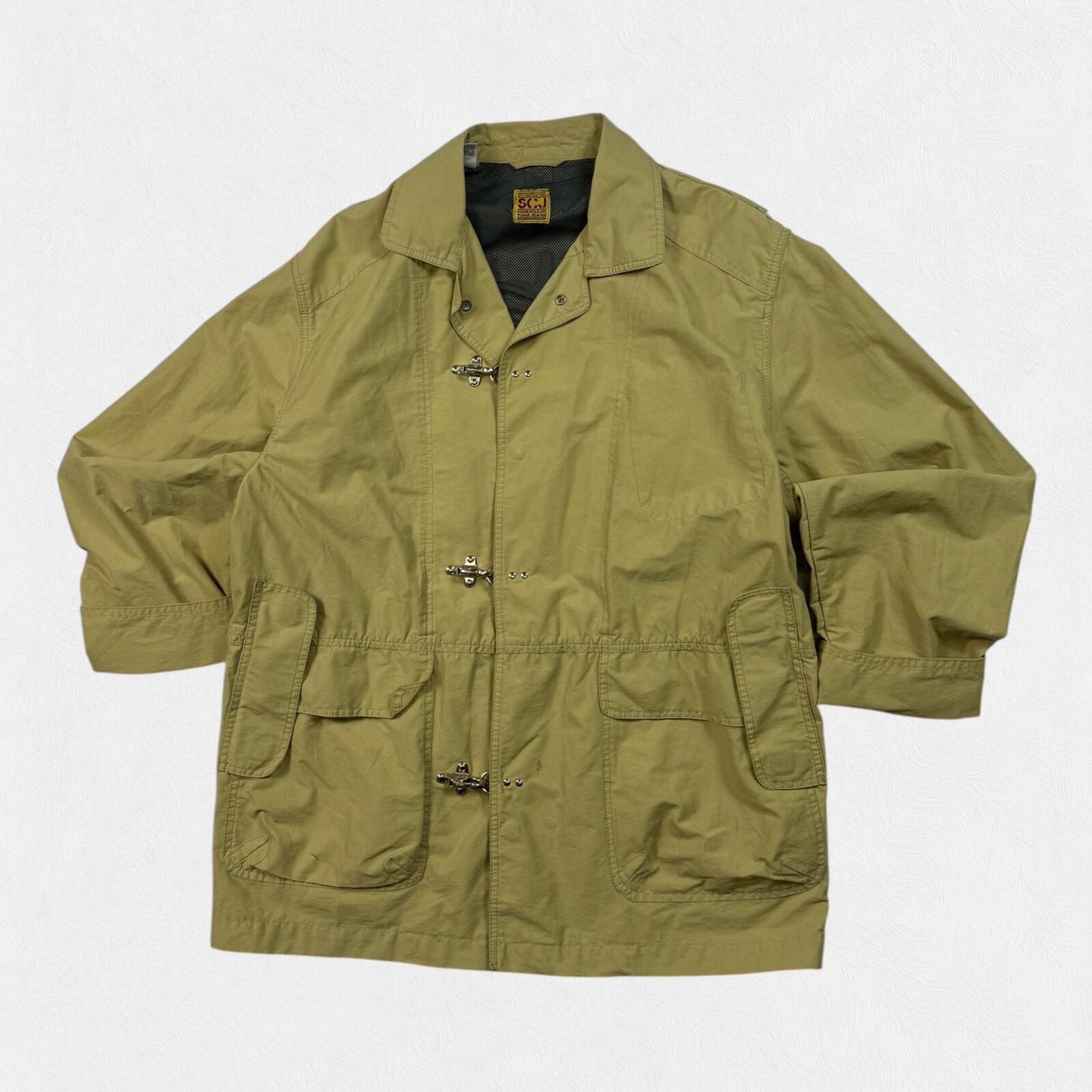 Vintage Stefanel Fireman clasp chore jacket (L)