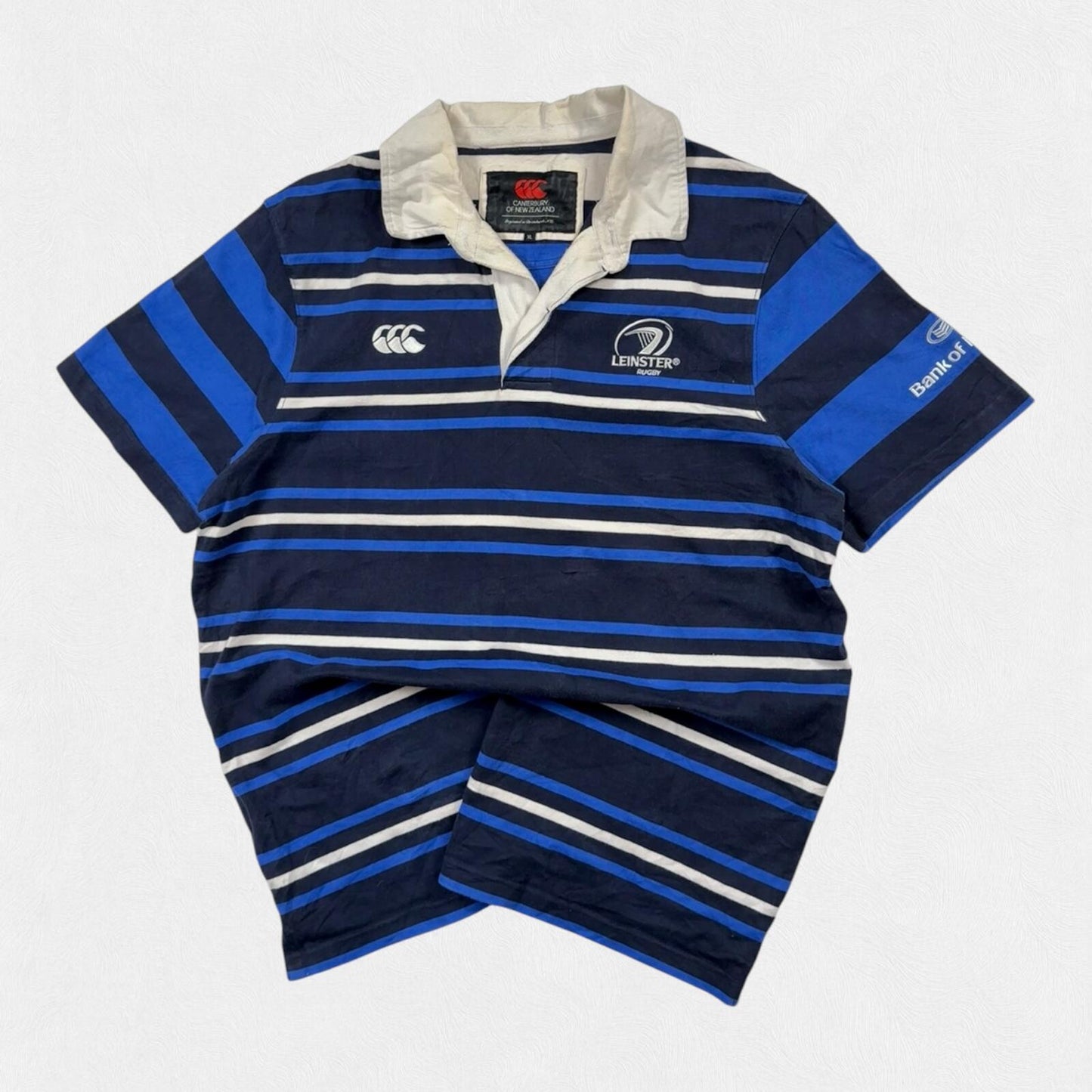 Vintage Leinster Canterbury rugby polo shirt (XL)