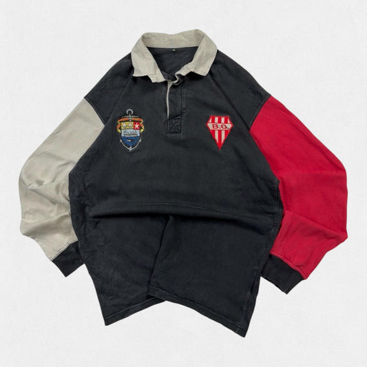 Vintage Biarittz Olympique rugby union shirt (XL)