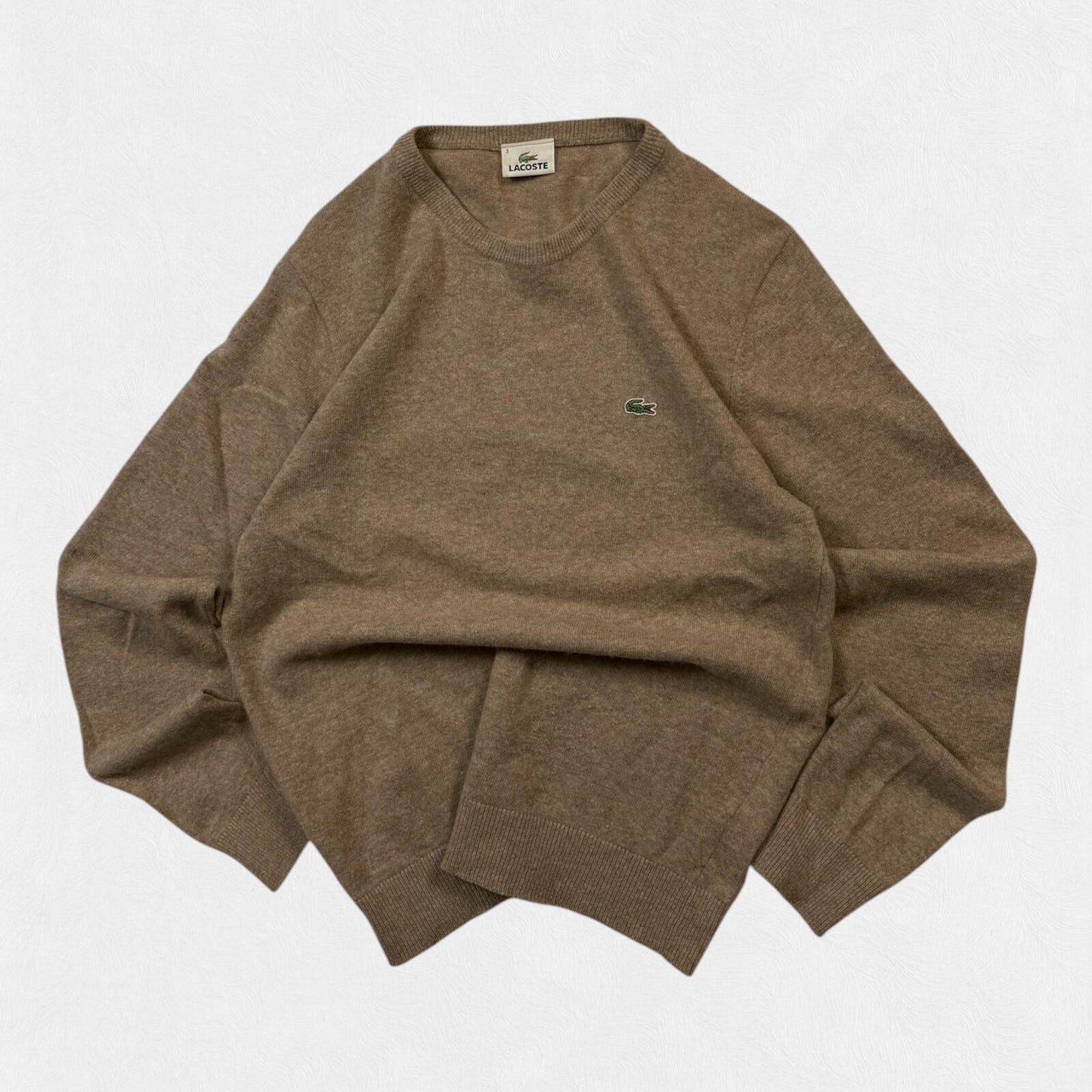 Vintage Lacoste wool knit sweater (S)