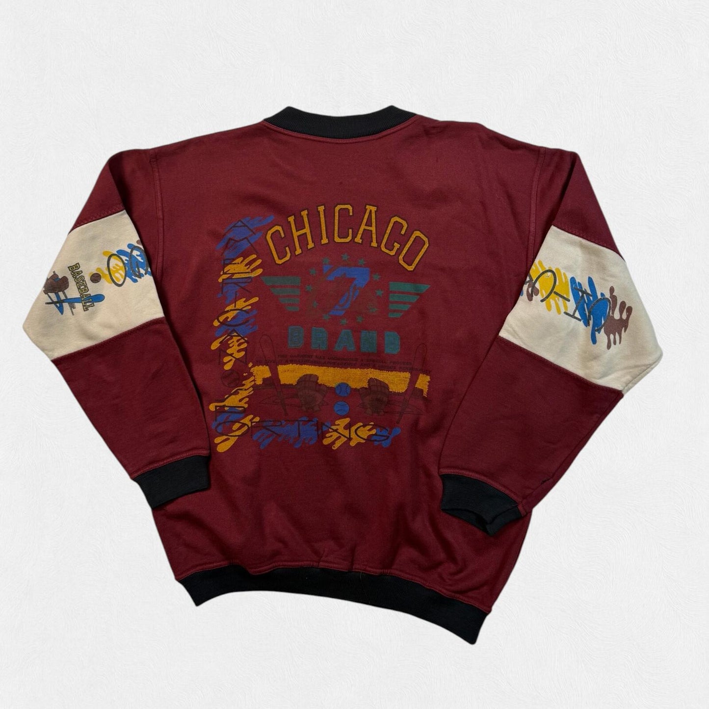 Vintage 90s Chicago Cubs graphic sweatshirt (M)