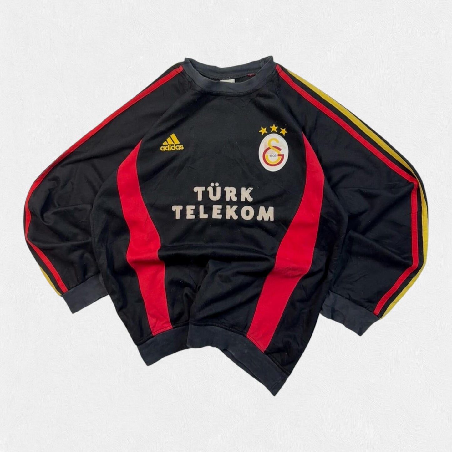 Vintage 2000s Galatasaray Adidas football sweatshirt (S)