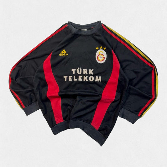 Vintage 2000s Galatasaray Adidas football sweatshirt (S)