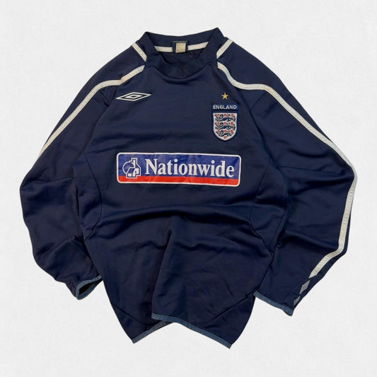 Vintage England 2004/05 Umbro football sweatshirt (S)
