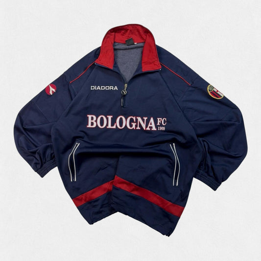 Vintage Bologna 1996-98 Diadora 1/4 zip football sweatshirt (XXL)