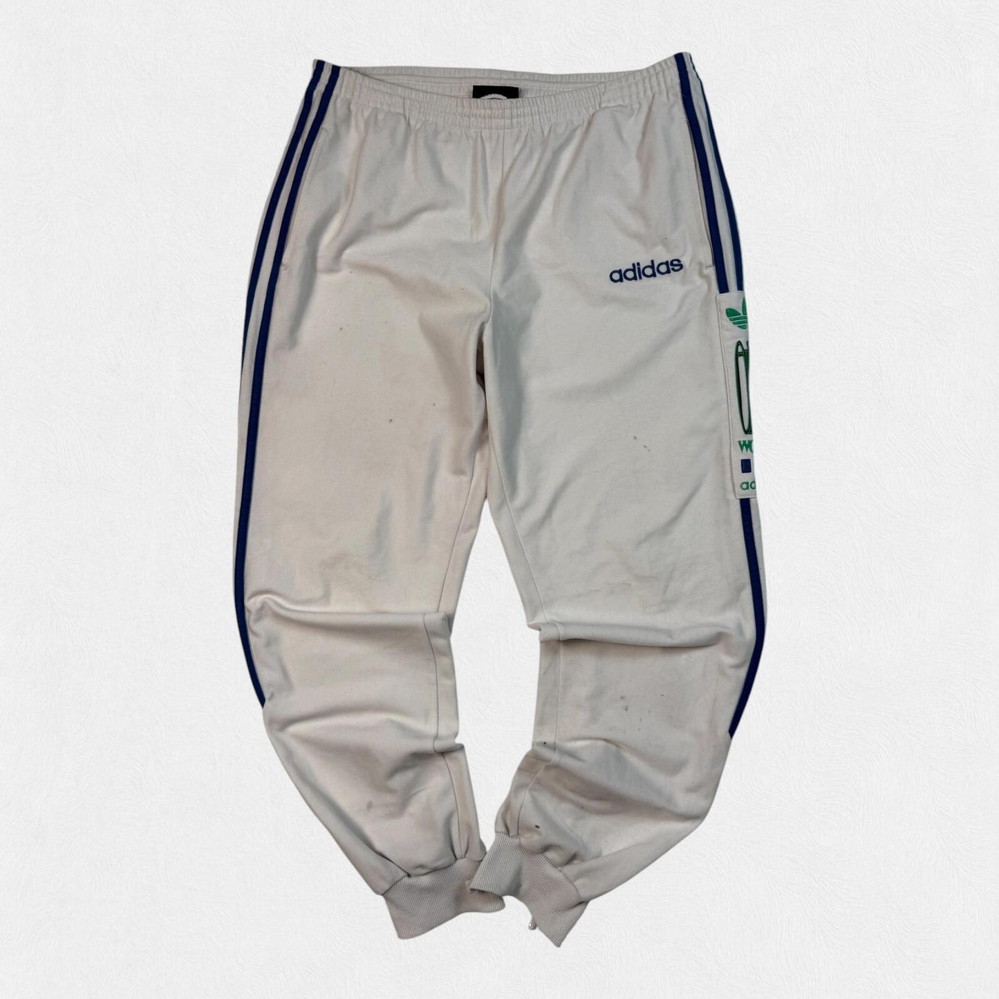 Vintage 90s adidas originals velour track pants (M)