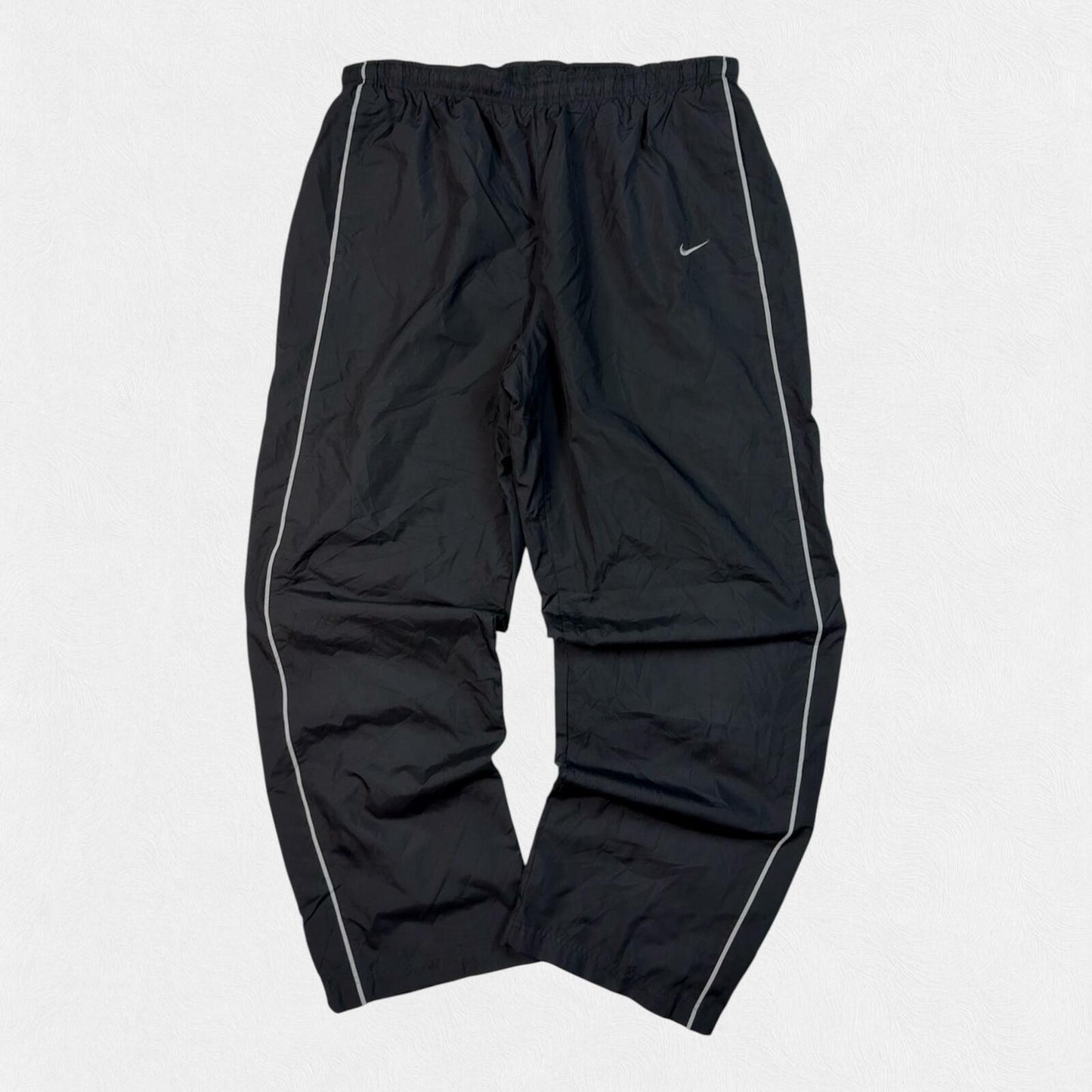Vintage Nike baggy side stripe track pants (XL)