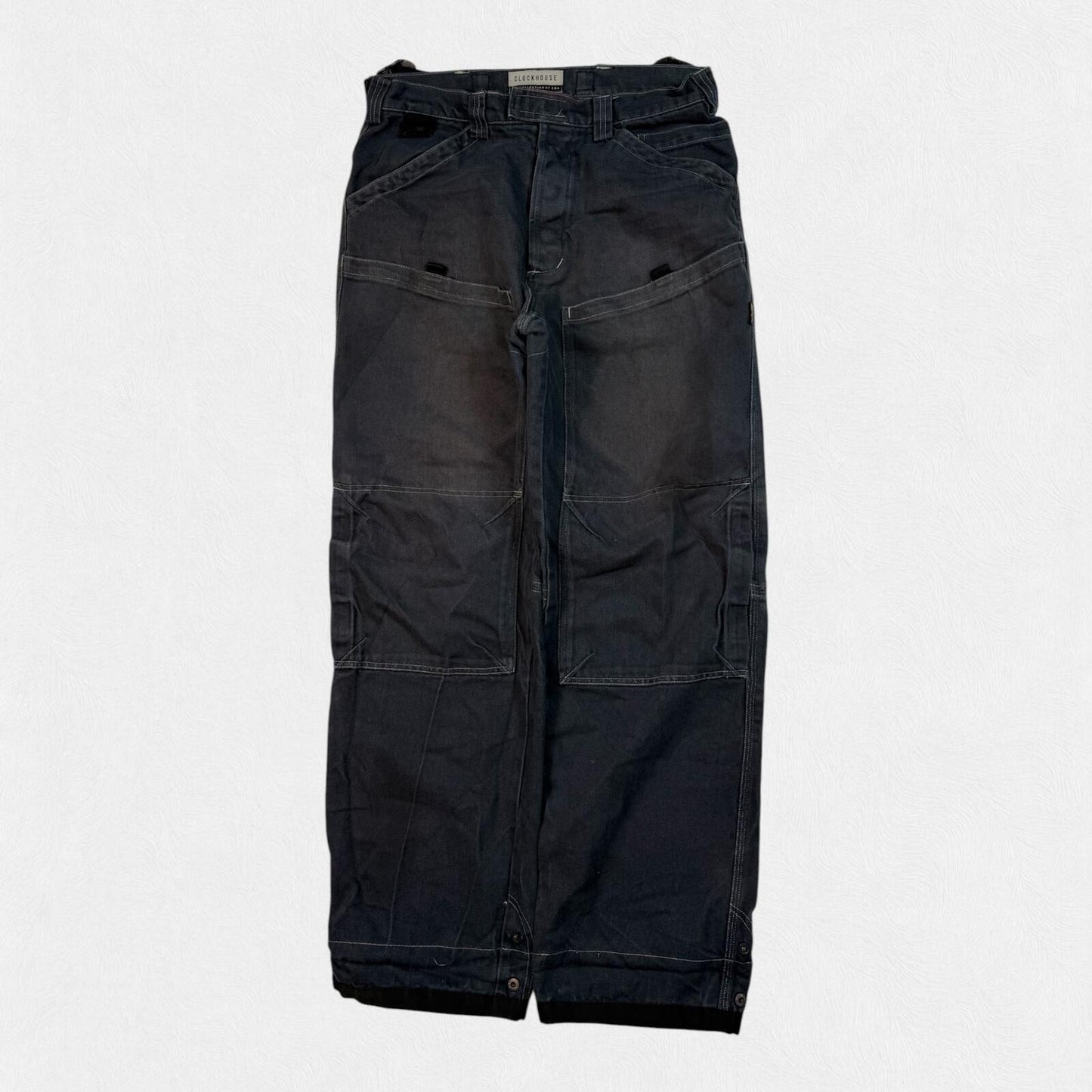 Vintage Y2K baggy double knee pants (W34)