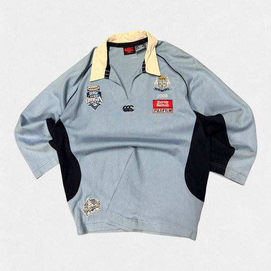 Vintage NSW Blues state of origin 2008 Canterbury rugby league shirt (18)