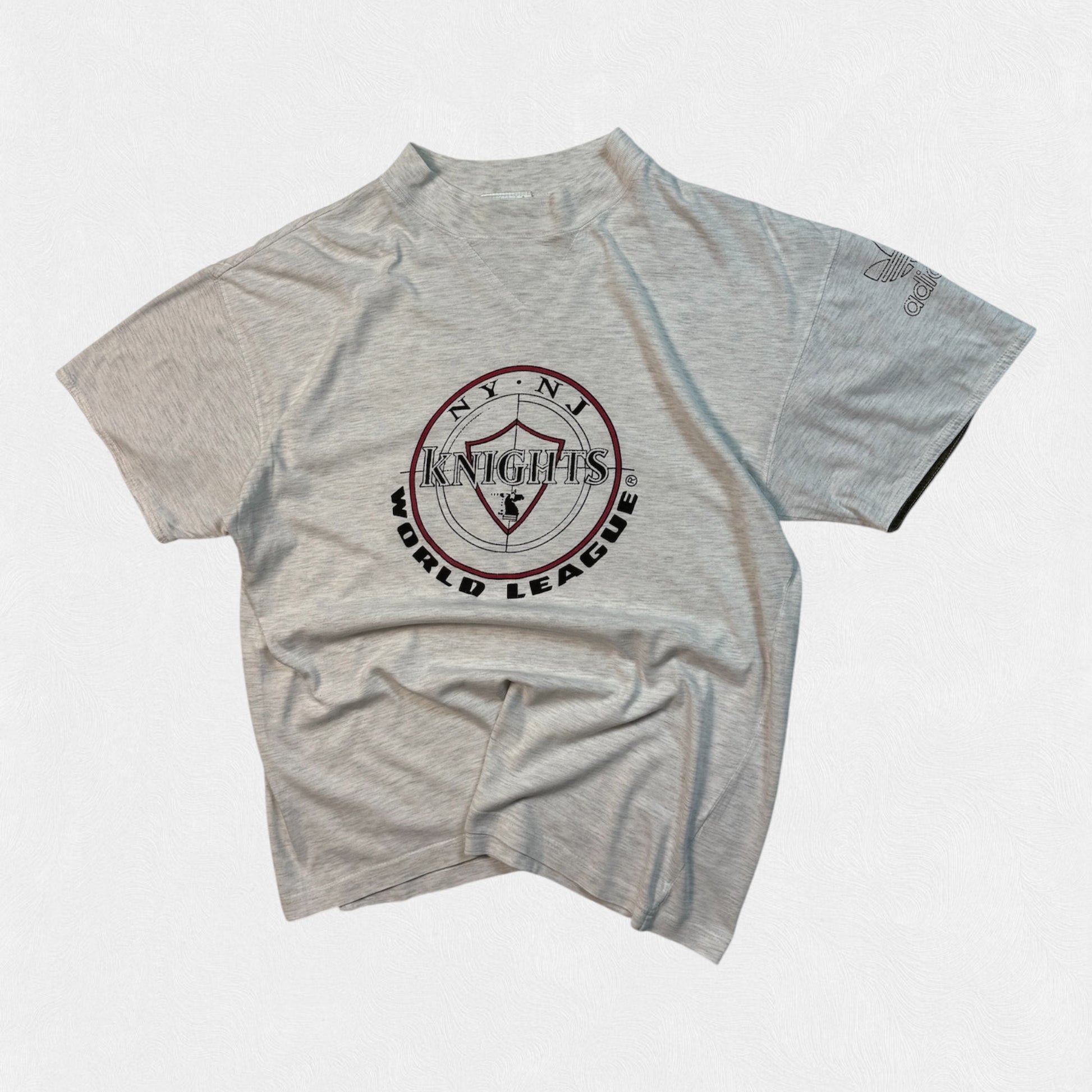 Vintage 90s Adidas New York Knights graphic tee (L)