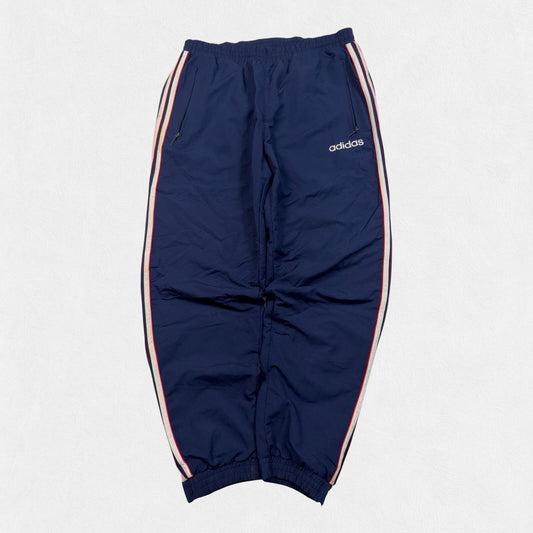 Vintage 90s adidas side stripe baggy track pants (M)