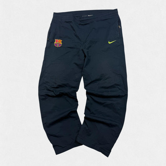 Vintage Barcelona Nike football baggy track pants (M)