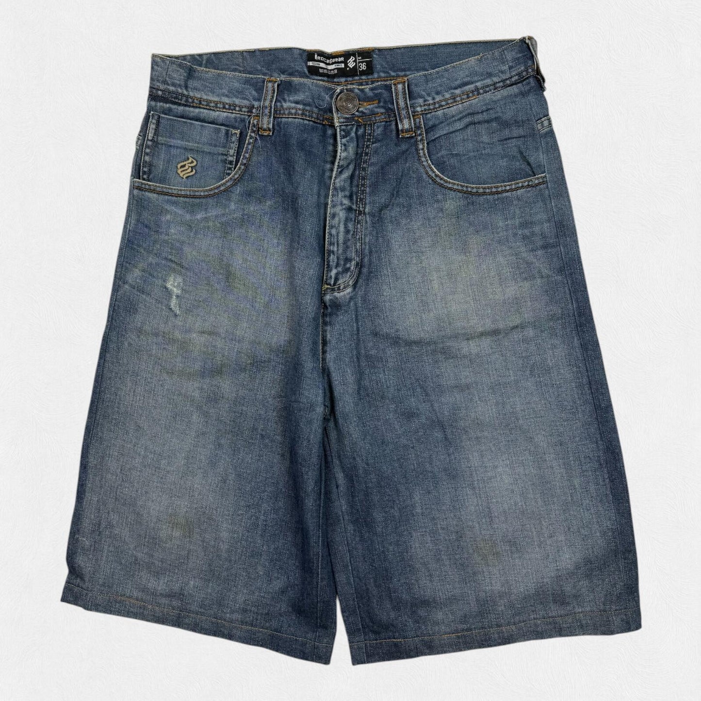 Vintage Y2K Rocawear baggy hip hop jorts (W36)