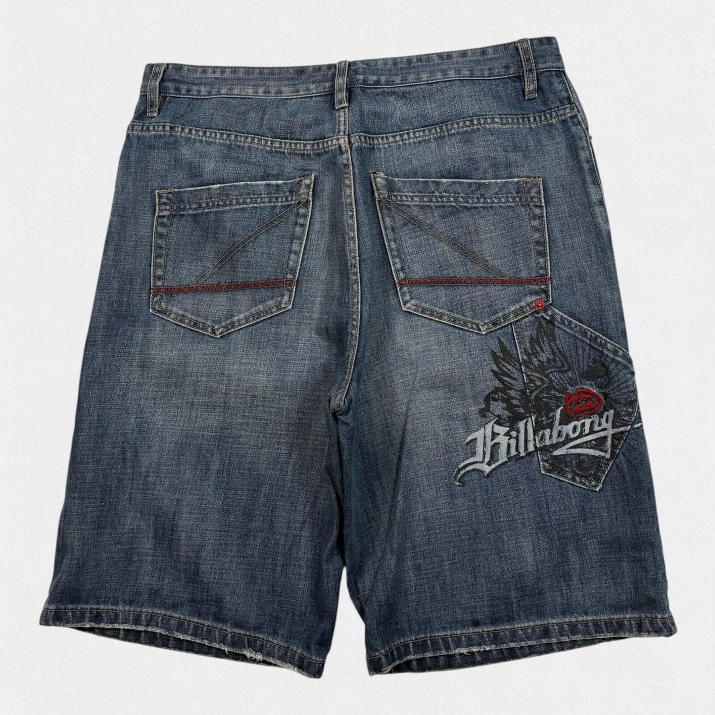 Vintage Billabong surfwear baggy hip hop carpenter jorts (W34)