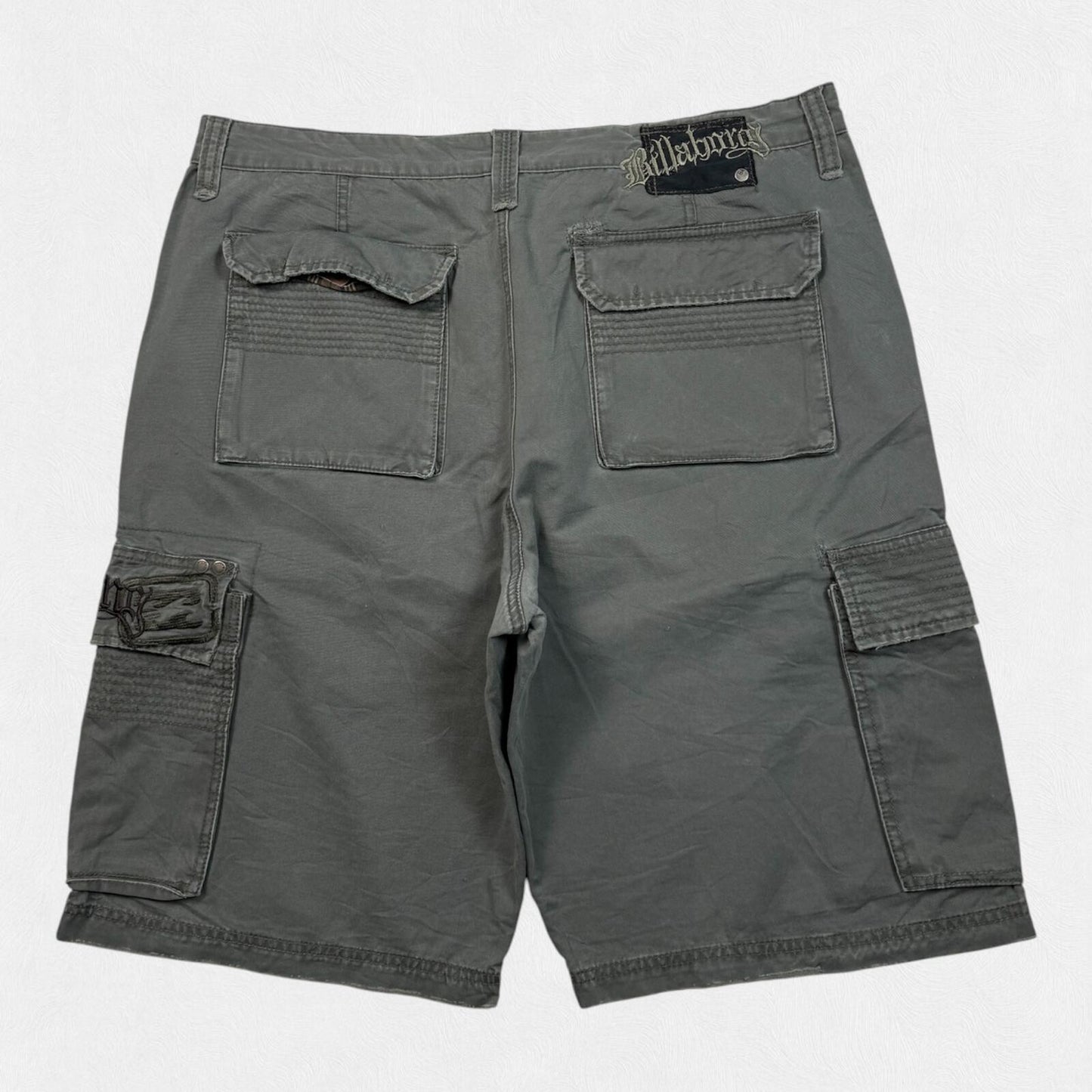 Vintage Billabong surfwear baggy hip hop cargo shorts (W36)