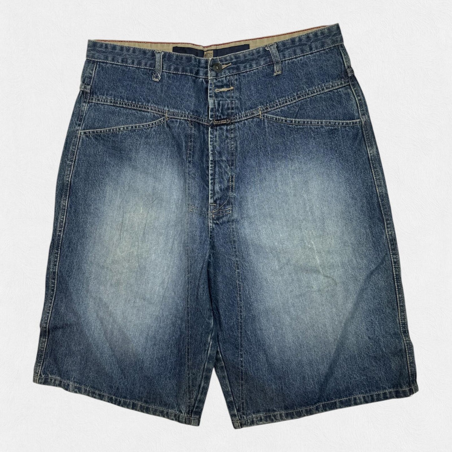 Vintage Marithe Francois Girbaud baggy hip hop shorts (W36)