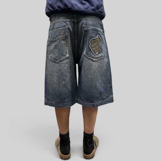 Vintage Y2K Rocawear baggy hip hop jorts (W36)