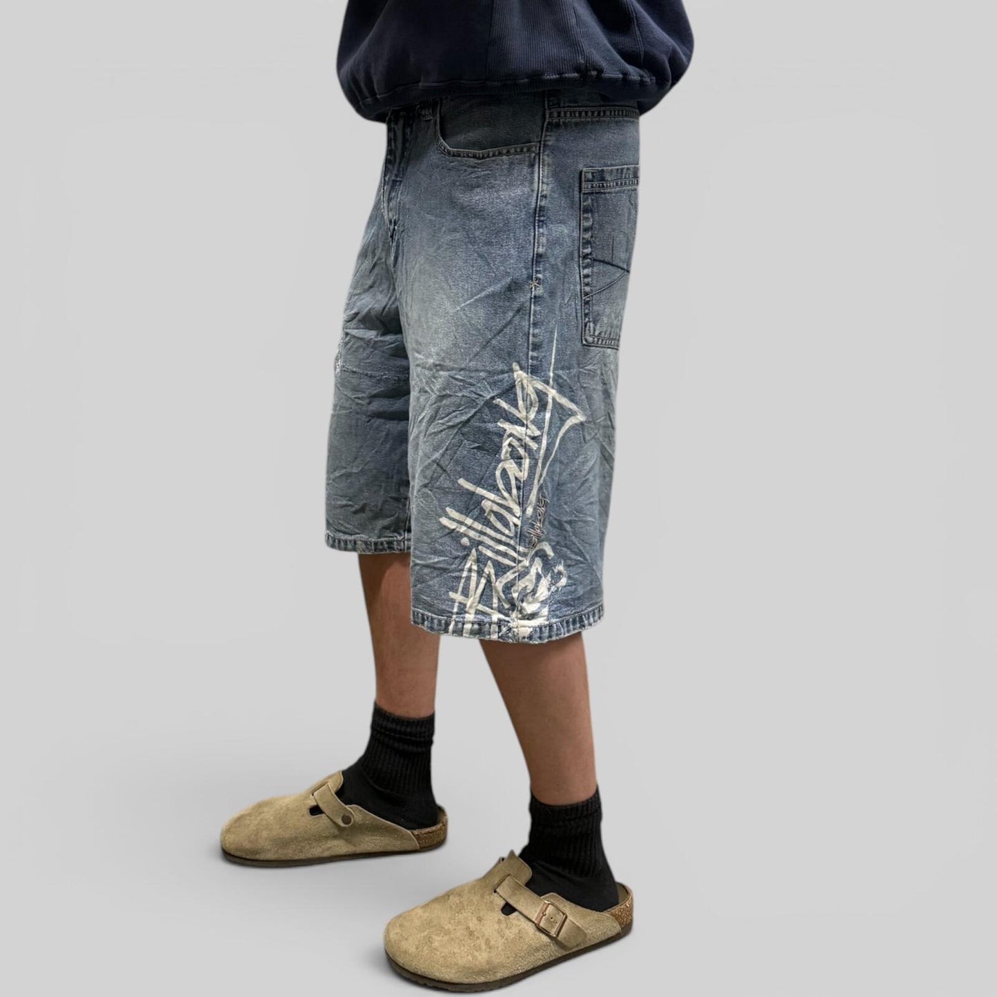 Vintage Billabong surfwear baggy hip hop jorts (W32)