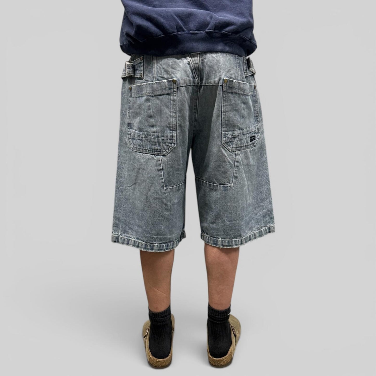 Vintage Y2K baggy hip hop jorts (W36)