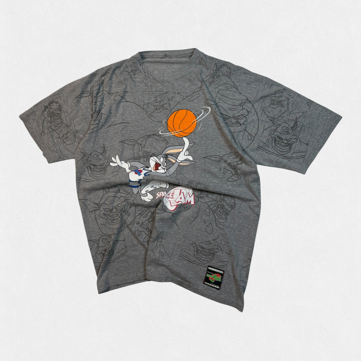 Vintage 1996 Space Jam Looney tunes all over print tee (XL)