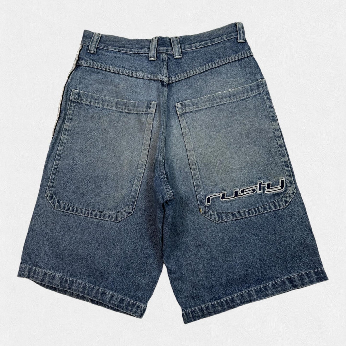 Vintage Y2K rusty baggy hip hop jorts (W31)