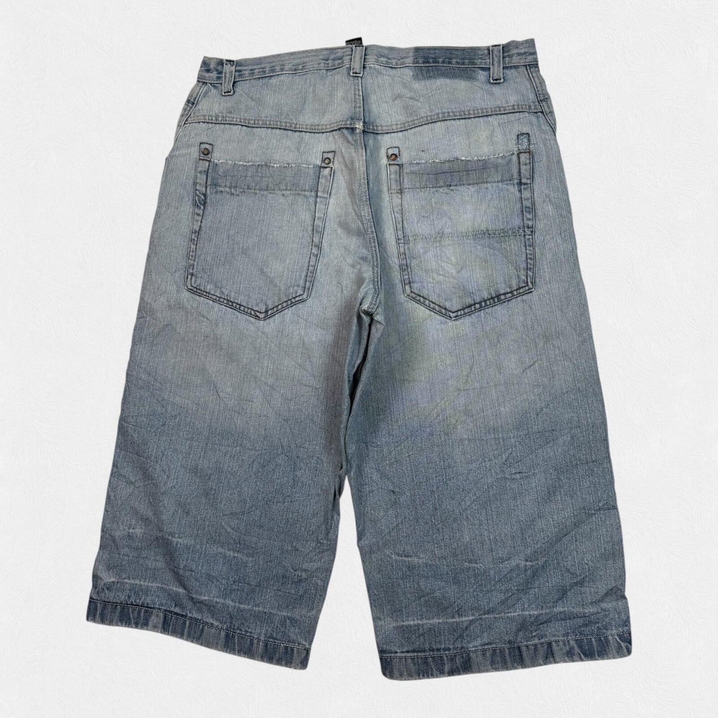 Vintage Y2K Southpole baggy hip hop jorts (W38)