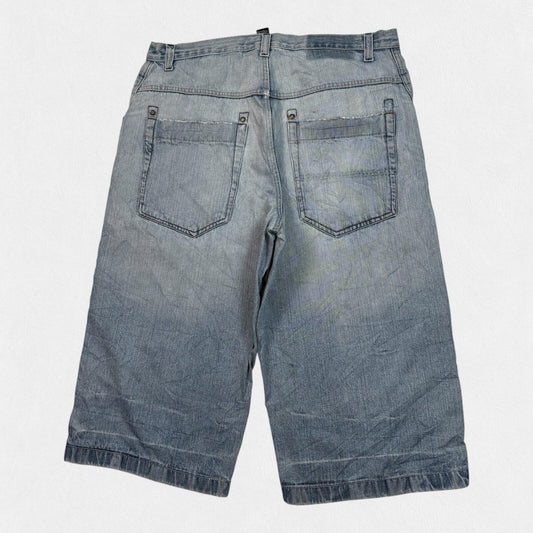 Vintage Y2K Southpole baggy hip hop jorts (W38)