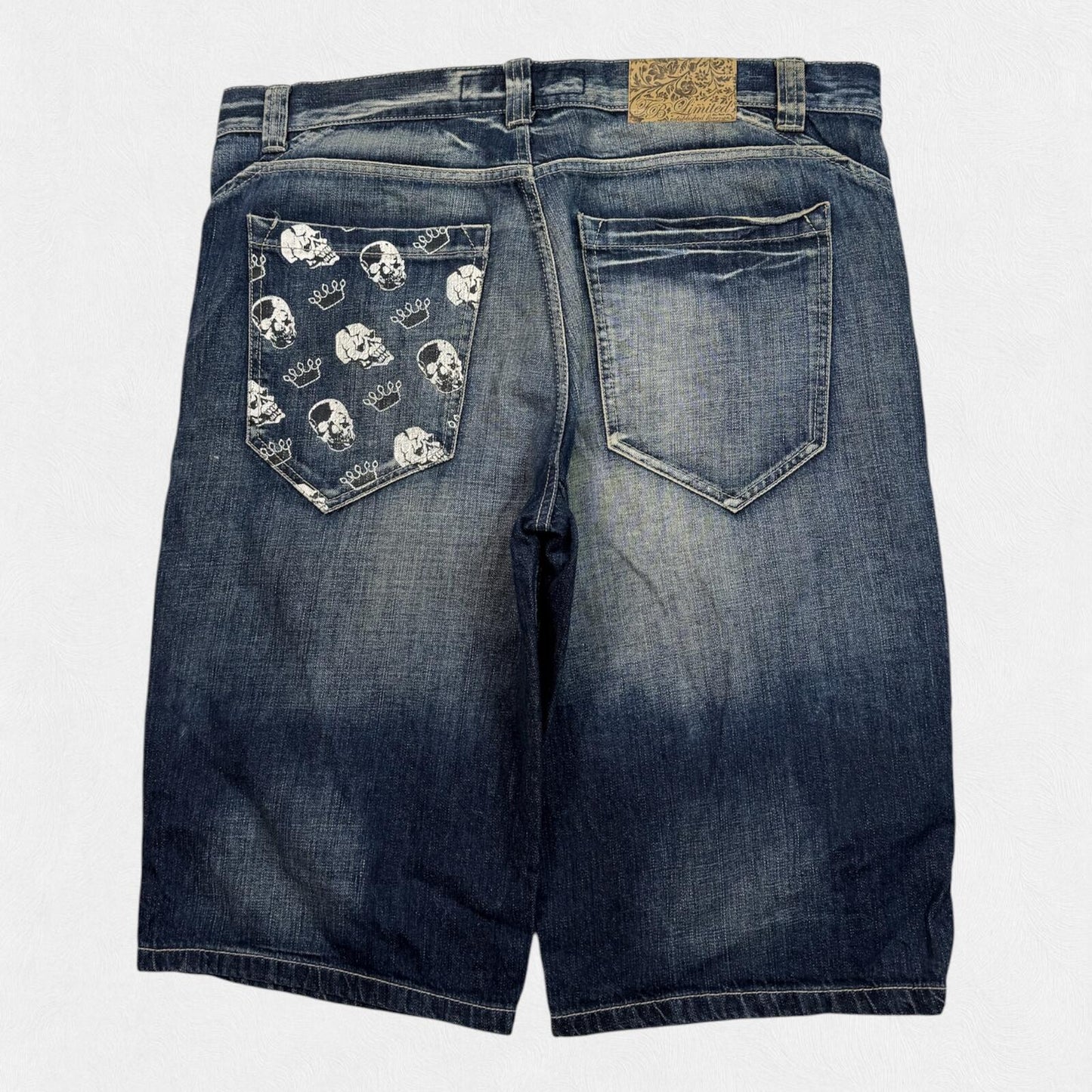Vintage Y2K baggy hip hop jorts (W40)