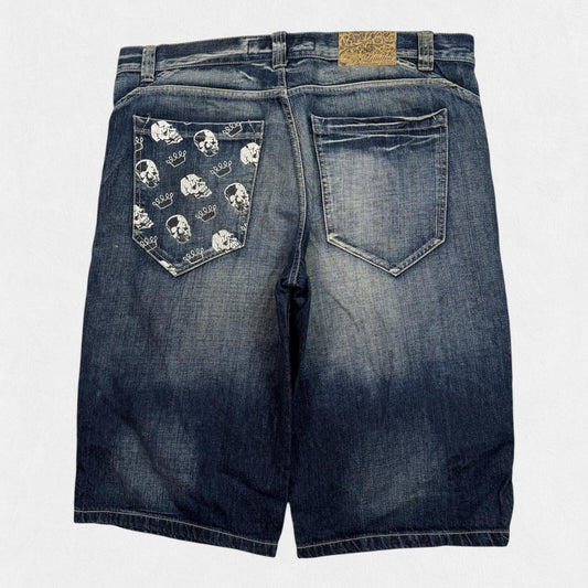 Vintage Y2K baggy hip hop jorts (W40)