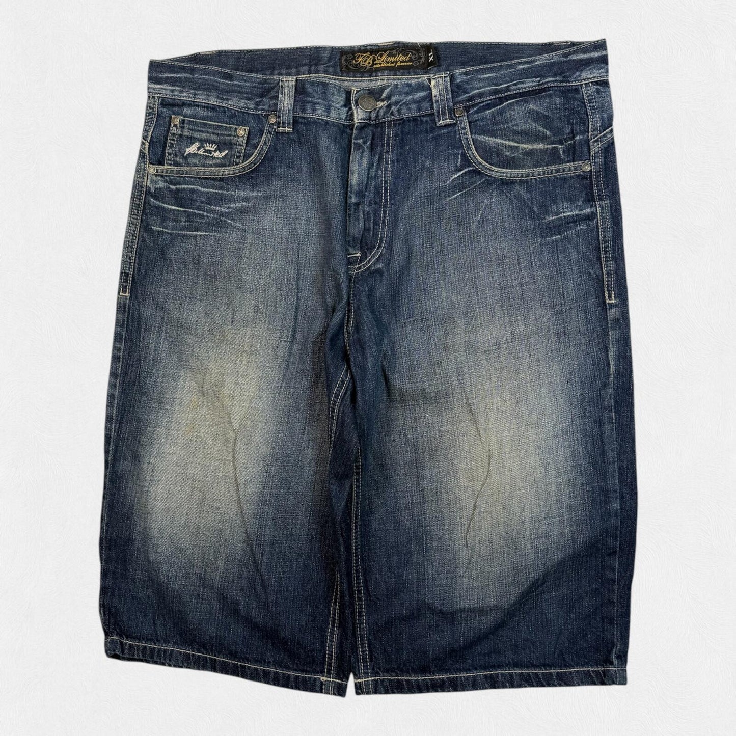 Vintage Y2K baggy hip hop jorts (W40)