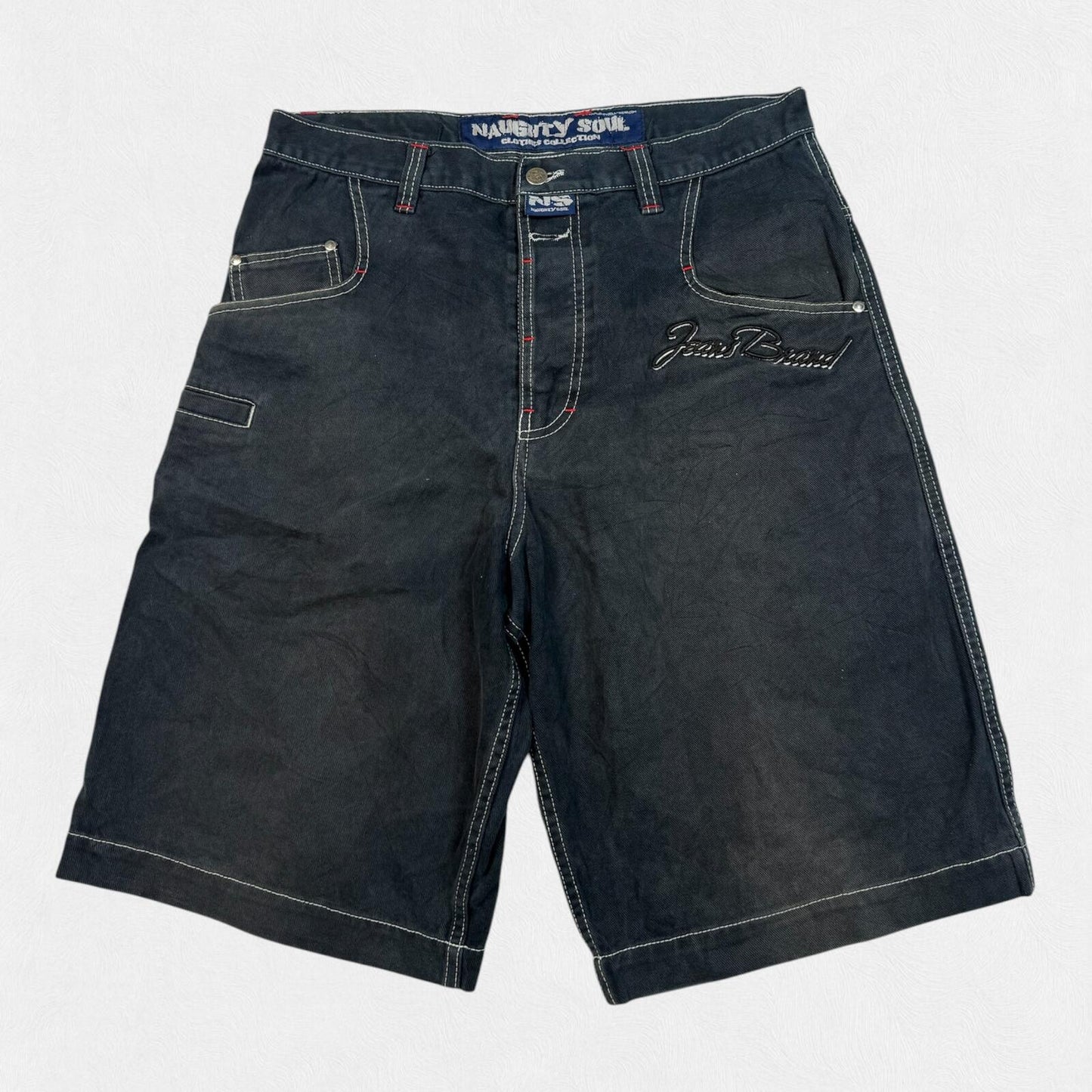 Vintage Y2K baggy hip hop jorts (W36)