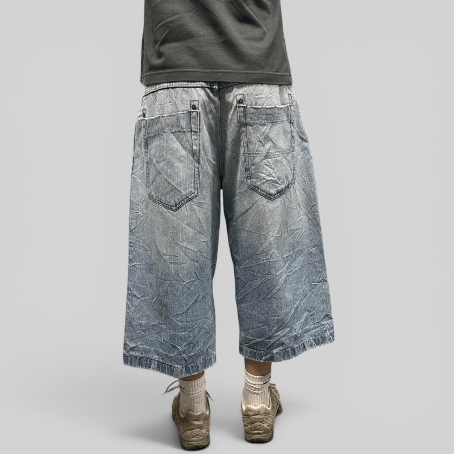 Vintage Y2K Southpole baggy hip hop jorts (W38)