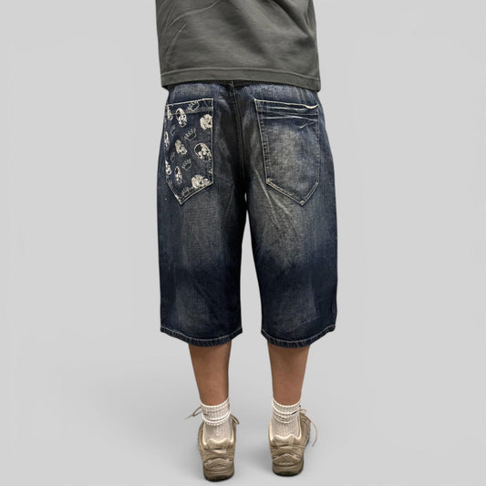 Vintage Y2K baggy hip hop jorts (W40)