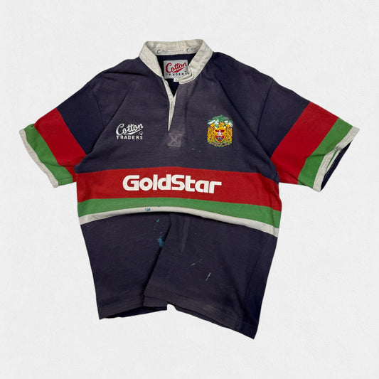 Vintage Leicester Tigers 1996/97 Cotton Traders away rugby shirt (L)