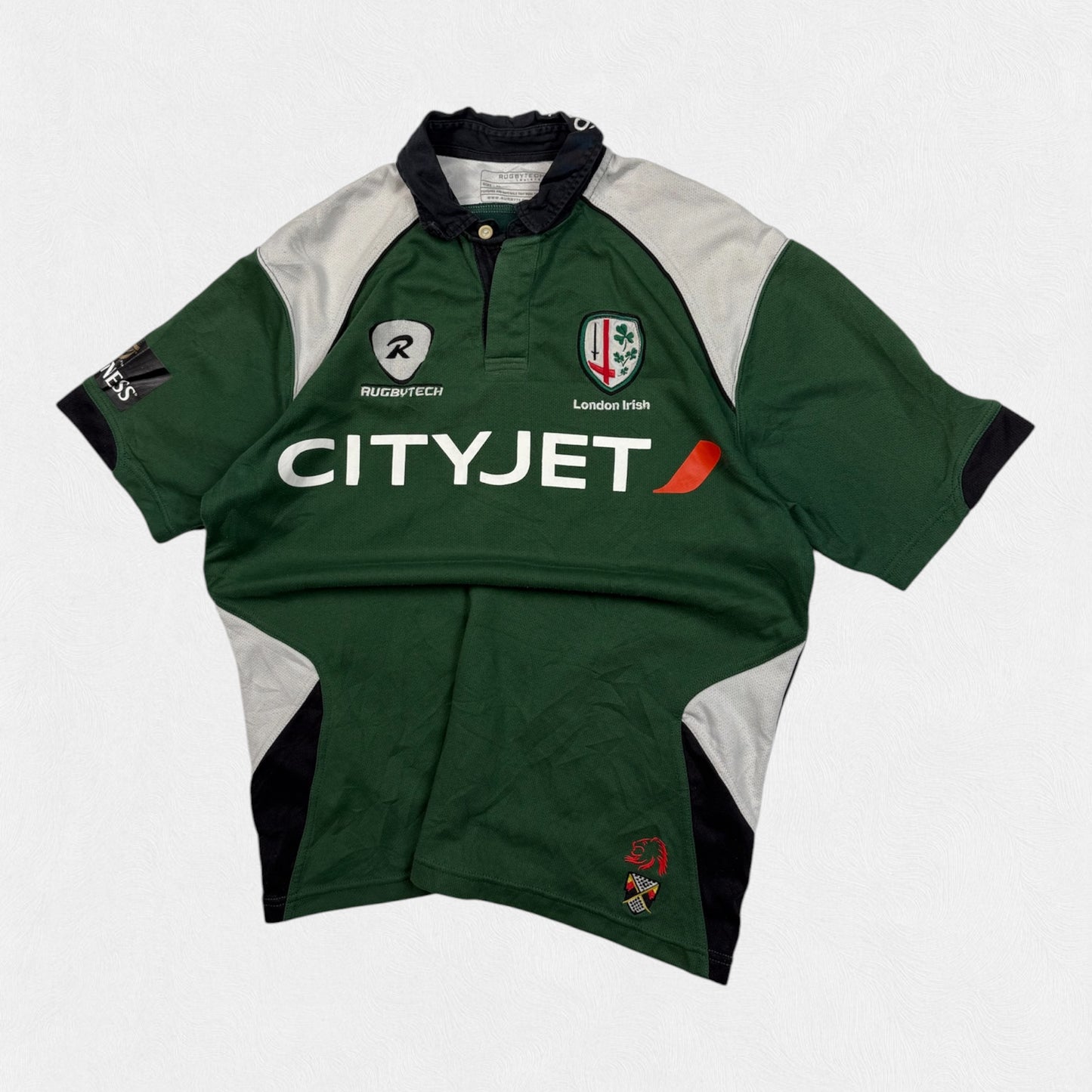 London Irish 2009/10 short sleeve rugby union shirt (XL)