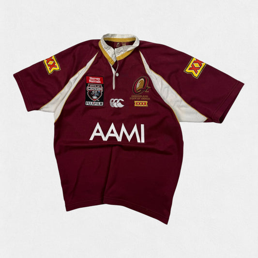 Vintage Queensland Maroons State of Origin 2007 rugby league shirt (S)